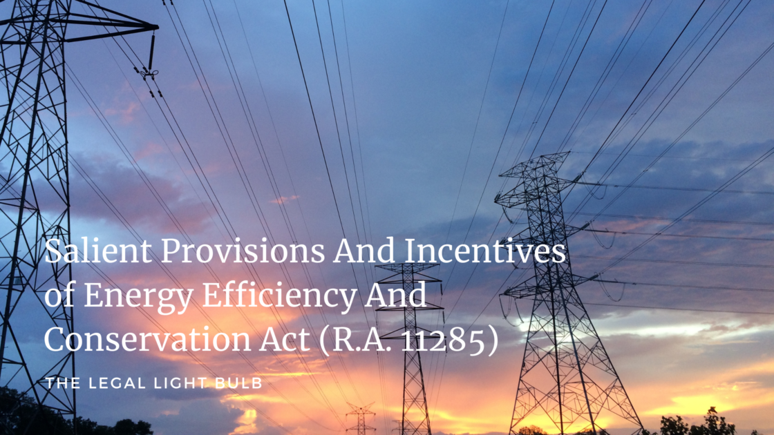 Energy efficiency and conservation act