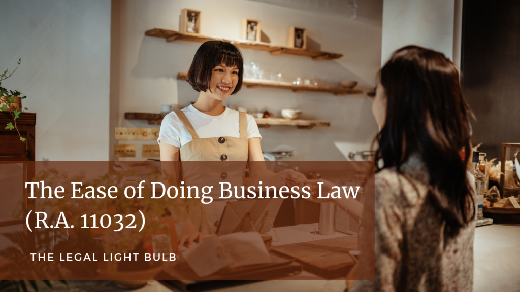 ease of doing business law